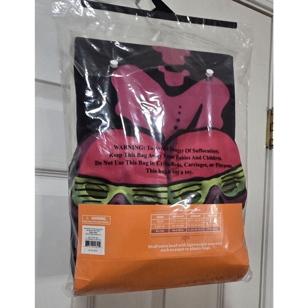 Halloween Costume Hyde Eek Kids Stuffable Two Headed Skeleton XL New - Picture 5 of 7